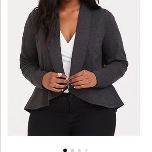 Cute Gray Blazer from Torrid